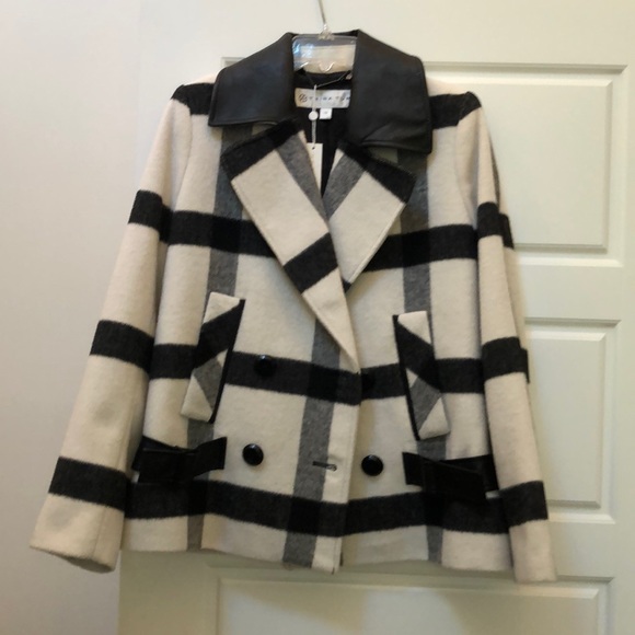 Trina Turk Plaid Coat - Picture 3 of 5
